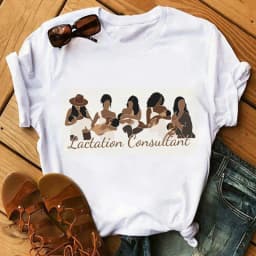 Fashion Print T-shirt Kawaii Melanin T Shirt Women Funny Black African Curly Hair Girl Graphic Tees Aesthetic Tshirt Female