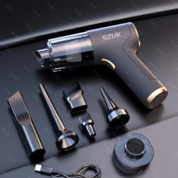 SZUK 98000PA Car Vacuum Cleaner Wireless Mini Powerful Cleaning Machine Handheld for Car Portable Blow Computer Home Appliance