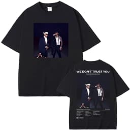 Rapper Metro Boomin Heroes & Villains Double Sided Print T-shirts Men Women Hip Hop Vintage Oversize Tshirt Male Cool Streetwear