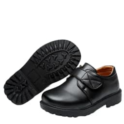 Little Boys Casual Leather Shoes Children's Fashion Velcro Shoes Boys Performance Shoes Children Western Style Dress Footwear