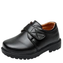 Little Boys Casual Leather Shoes Children's Fashion Velcro Shoes Boys Performance Shoes Children Western Style Dress Footwear