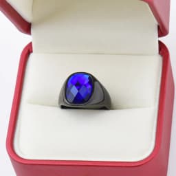 R3327 1pc Man/Women Gemstone Style Wedding Titanium steel ring,Fashion Men's 316LStainless steel lightweight and compact Rings