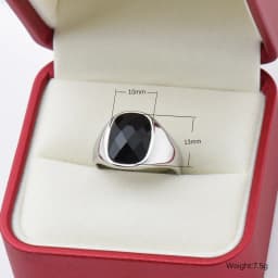 R3327 1pc Man/Women Gemstone Style Wedding Titanium steel ring,Fashion Men's 316LStainless steel lightweight and compact Rings