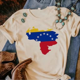 Venezuela tshirt women manga streetwear Tee girl designer graphic comic clothing
