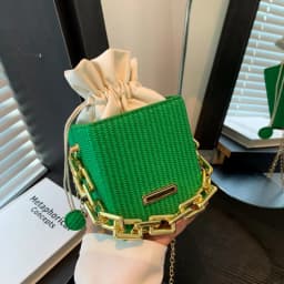 New Fashion Chain Handbag Single Shoulder Crossbody Small Square Bag Women's Bag