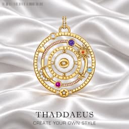 Pendants Cosmic Talismans Golden Galaxy of Love Luck Dreams Energy New Jewelry Vitnage 925 Sterling Silver Gift For Women