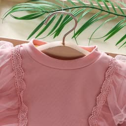 Girls Clothing Dress Autumn New Girls Dess Long Sleeve Dress Vestidos Mesh Tutu Princess Dress