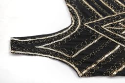 SIDAIMI 1920s Flapper Dress Great Gatsby Dress Round-Neck New Women's Black Sequin Dress Elegant Dress Tassel Party Dress