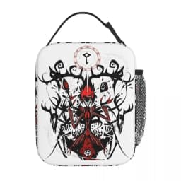 Hazbin Hotels Anime Insulated Lunch Bags Food Container Bags Portable Thermal Cooler Lunch Boxes For School Office