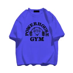 Summer Gym T-Shirts 100 Cotton Oversized Women's T Shirt Graphic Print Sporty Men Tee High Quality Men's Clothes Free Shipping