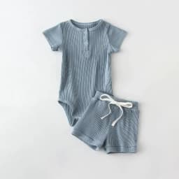 2Pcs Summer Baby Boy Clothing Sets Short Sleeve Bodysuit + Shorts Fashion Newborn Baby Clothes