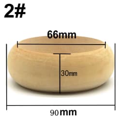 5Pcs Natural Untreated Plain Wooden Blank Bangles Bracelet DIY Jewelry Gift