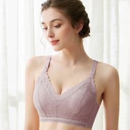 New Lace Up Buckle Without Steel Ring to Prevent Sagging Breastfeeding Bra is Soft and Comfortable For Pregnant Women in Large