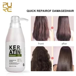 PURC 300ml Professional Keratin Hair Treatment Cream Straightening Smoothing For Frizzy Brazilian Keratin Products Hair Care