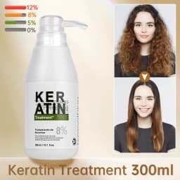 PURC 300ml Professional Keratin Hair Treatment Cream Straightening Smoothing For Frizzy Brazilian Keratin Products Hair Care
