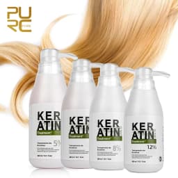 PURC 300ml Professional Keratin Hair Treatment Cream Straightening Smoothing For Frizzy Brazilian Keratin Products Hair Care