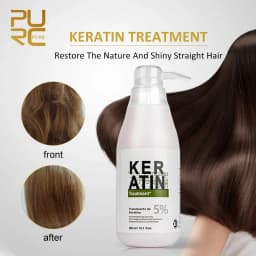 PURC 300ml Professional Keratin Hair Treatment Cream Straightening Smoothing For Frizzy Brazilian Keratin Products Hair Care