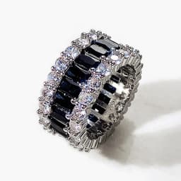 Fashion Luxury Unisex Full Zircon Rings for Women Hiphop Men's Ring Hot Sale Couple Ring Ladies Rings Wedding Party Jewelry Gift