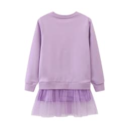 Jumping Meters 2-7T Bear Beading Princess Girls Dresses For Autumn Spring Long Sleeve Party Girls Clothing Cute Baby Frocks