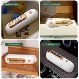 New USB Air Purifier Kitchen Refrigerator Air Freshener Deodorizer Ozone Sterilization Deodorizing for Food Pet Toilet Car Use