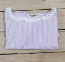 Sweet Lace Shirt for Girls Clothes Summer Thin Breathable Cotton Kids Shirt Toddler Mesh Blouse Children t Shirt Teenager Tops
