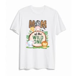 Wild One Family Matching outfit Jungle Party Dad Mom Sister Brother Baby Look clothes T-shirt One Birthday Family T Shirts Tops