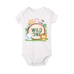 Wild One Family Matching outfit Jungle Party Dad Mom Sister Brother Baby Look clothes T-shirt One Birthday Family T Shirts Tops