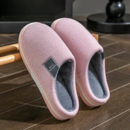 Winter Warm Men Fur Slippers House Non Slip Soft Shoes Comfort Flat Heel Home Indoor Bedroom Plush Slippers for Couples