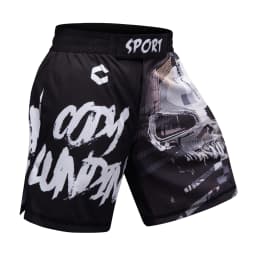 Cody Lundin Crossfit Men Fitness Running Shorts MMA Short With Printed Lightweight Grappling Combat Shorts For Boxing Weightlift