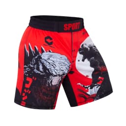 Cody Lundin Crossfit Men Fitness Running Shorts MMA Short With Printed Lightweight Grappling Combat Shorts For Boxing Weightlift