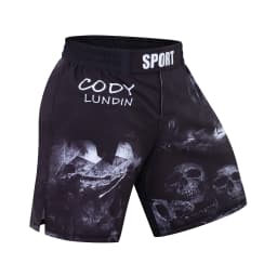 Cody Lundin Crossfit Men Fitness Running Shorts MMA Short With Printed Lightweight Grappling Combat Shorts For Boxing Weightlift