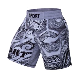 Cody Lundin Crossfit Men Fitness Running Shorts MMA Short With Printed Lightweight Grappling Combat Shorts For Boxing Weightlift