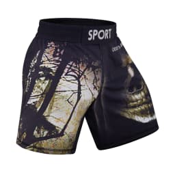 Cody Lundin Crossfit Men Fitness Running Shorts MMA Short With Printed Lightweight Grappling Combat Shorts For Boxing Weightlift