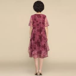NEW O-Neck Short Sleeve Dresses Vintage Floral Printed Summer Gauze Spliced Women's Clothing Stylish Irregular Loose Midi Dress