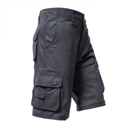 Male Cargo Pants Knee Shorts Classic Summer Shorts Multiple Pockets Large Size Cotton Half Pants Khaki Army Green Shorts