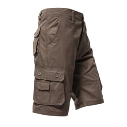 Male Cargo Pants Knee Shorts Classic Summer Shorts Multiple Pockets Large Size Cotton Half Pants Khaki Army Green Shorts