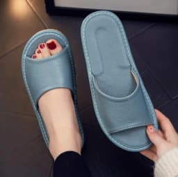 Genuine Leather Slippers Unisex Indoor Home Shoes Men Flat Classic House Slippers Woman Leather Shoes For Men