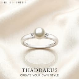 Pearl And Zircon Ring Europe Style Brand New Glam Fine Jewerly For Women Spring 925 Sterling Silver Trendy Gift