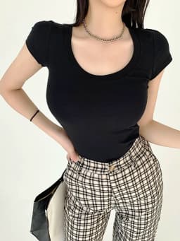 AOSSVIAO 100% Cotton T Shirt Women 2026 Summer New Slim Solid Basic Tees 16 Color Casual Tshirt Korean O Neck Tops