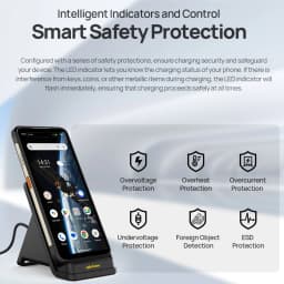 Ulefone WCS01 50W Air-cooled Wireless Charger Stand Phone Wireless Charger with Holder