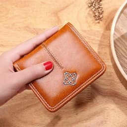 PU Leather Women's Wallets	Short Handbags Zipper Coin Wallet Credit Card Holder Luxury Designer Small Purses for Women