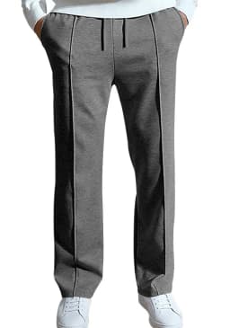 2024 Spring/Summer Hot Selling Men's Fashionable Casual Solid Color Pants Loose Tight Cord Straight Pants