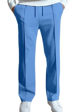 2024 Spring/Summer Hot Selling Men's Fashionable Casual Solid Color Pants Loose Tight Cord Straight Pants