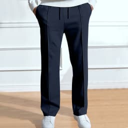 2024 Spring/Summer Hot Selling Men's Fashionable Casual Solid Color Pants Loose Tight Cord Straight Pants