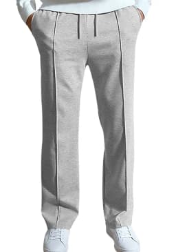 2024 Spring/Summer Hot Selling Men's Fashionable Casual Solid Color Pants Loose Tight Cord Straight Pants