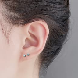 4Pairs 3mm Magnetic Stud Earring Fake Piercing Nose Stud Crystal Earrings Punk Clip Zircon Magnet Stud Non Piercing Jewelry