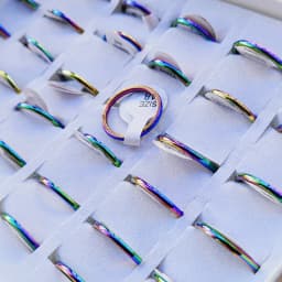 30/50pcs/lot 2mm Fine Woman Rings Classic Engagement Wedding Bands Couple Rings For Girl Anniversary Accessory Gifts Wholesale