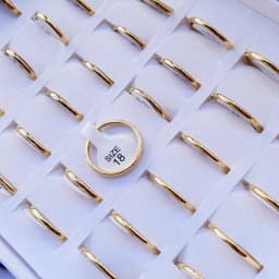 30/50pcs/lot 2mm Fine Woman Rings Classic Engagement Wedding Bands Couple Rings For Girl Anniversary Accessory Gifts Wholesale