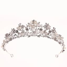 Crystal Pearl Crown Tiara Rhinestone Prom Diadem Headband For Women Bridal Wedding Hair Accessories Jewelry Tiaras And Crowns