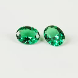 Pretty Nano Emerald Gemstone 13x18mm Oval Cut Large Size VVS Loose Gemstone for Jewelry Making/Collection/Setting Stone